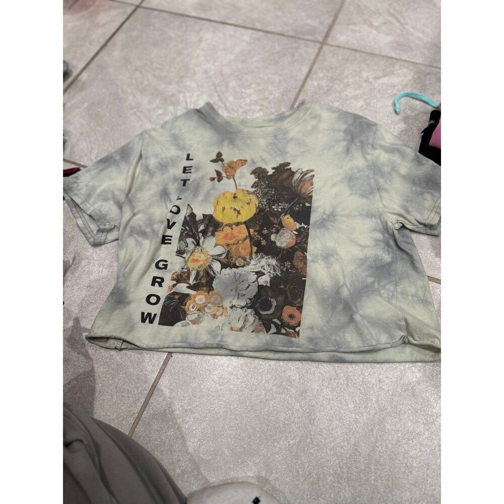 Mighty Fine Gren,, blue and white tye dye size XS
